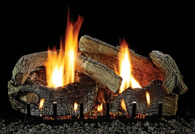 Empire Stacked Aged Oak Vent-Free Log Set