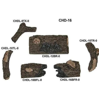 RealFyre Charred Oak Vented Log Set