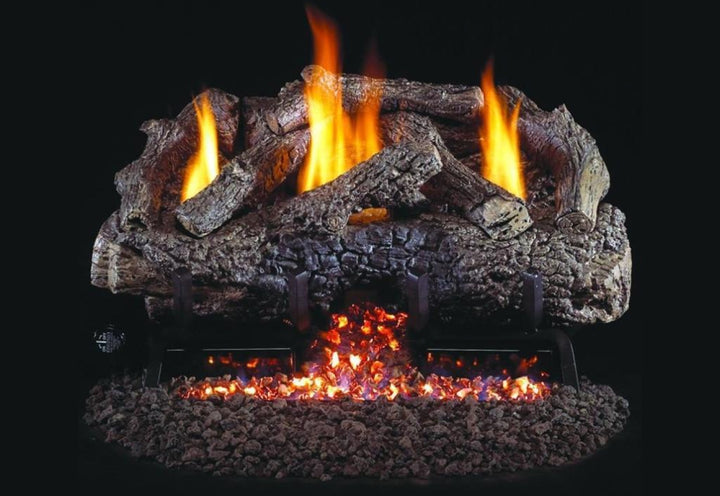 RealFyre Charred Frontier Oak Vent-Free Log Set