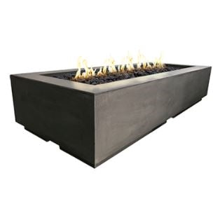 American Fyre Designs Louvre Long Rectangle Fire Pit
