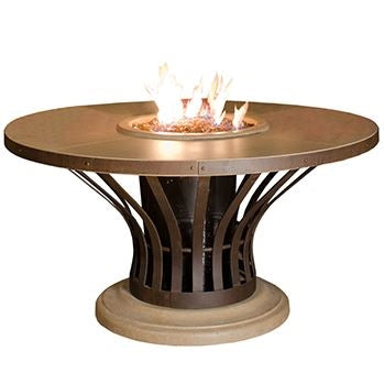 American Fyre Designs Fiesta Dining Firetable